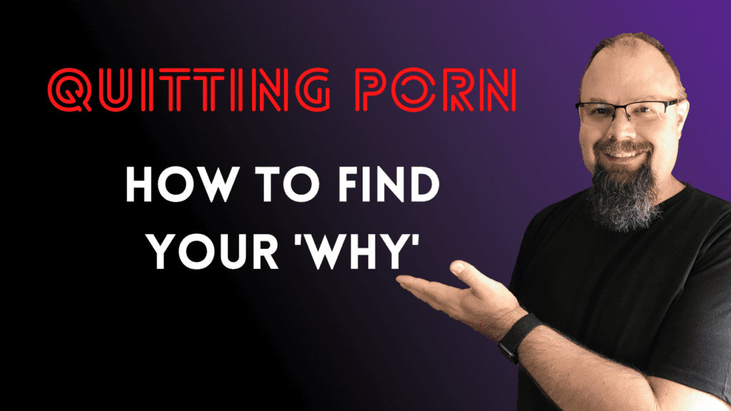 Jay on Shackle Road holding hand to the title "Quitting Porn how to find your why"